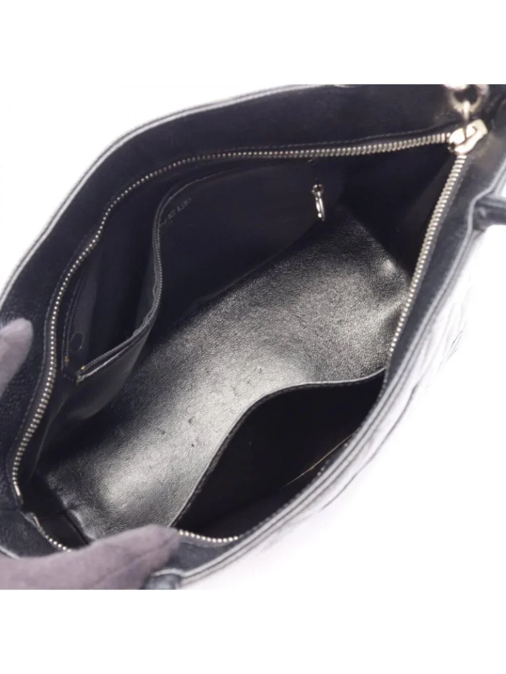 Chanel Tote Reissue Black Caviar Leather